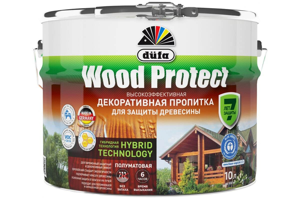 Пропитка декоративная для защиты древесины Dufa Wood Protect сосна