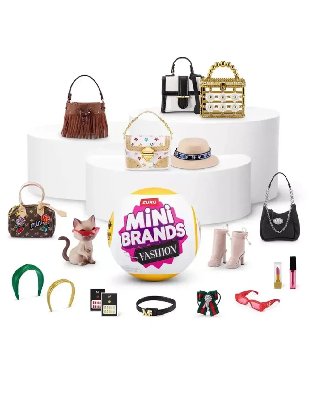 Шар 5 сюрпризов Зуру Mini Brands Surprise Fashion 3 серия