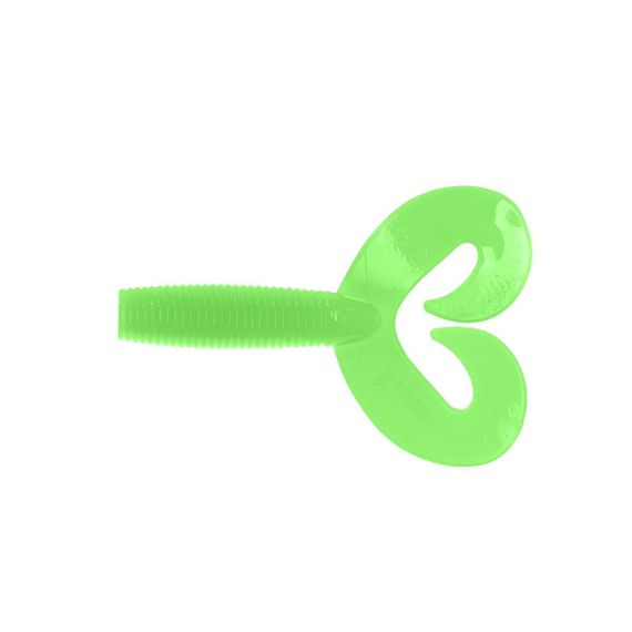 Твистер Helios Credo Double Tail 3,54"/9 см Electric green 5шт. (HS-28-007)
