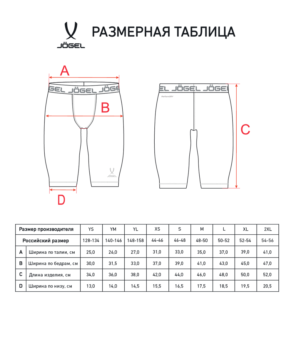 Шорты компрессионные Camp PerFormDRY Tight Short JBL-1300-091, темно-синий/белый