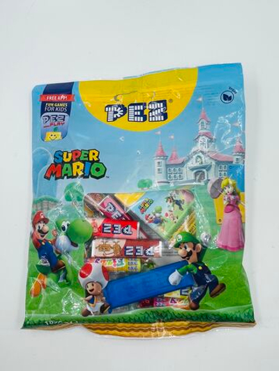 PEZ Super Mario Maxi Bag ассорти конфет с диспенсером Супер Марио 183,5 г (Австрия)