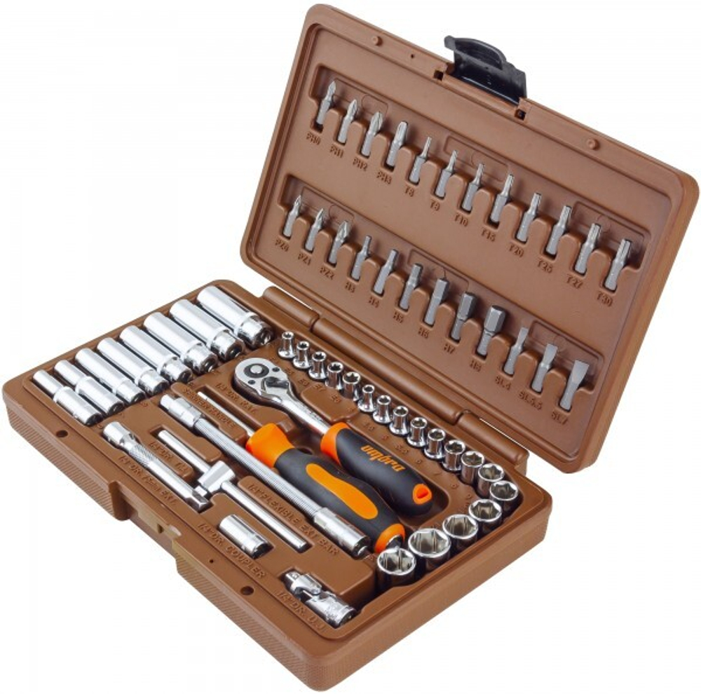 Универсальный набор инструмента Ombra OMT57S 1/4"DR