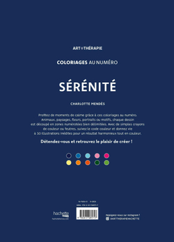 Hachette раскраска по номерам Coloriages au numéro - Sérénité(предзаказ, дата выпуска 12.02.2025)