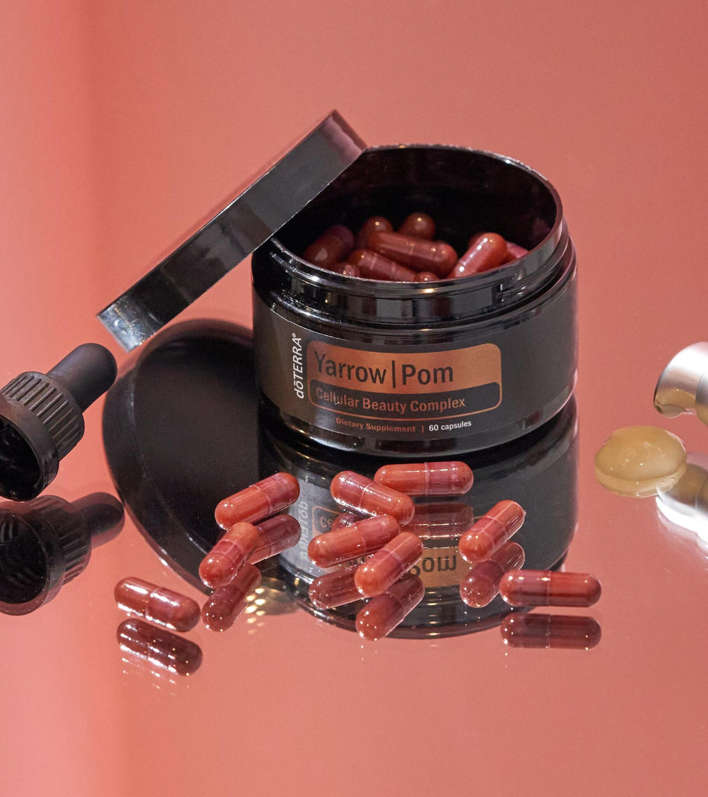dōTERRA Тысячелистник/Гранат Клеточный бьюти-комплекс в капсулах, Yarrow|Pom Capsules, 60 капсул