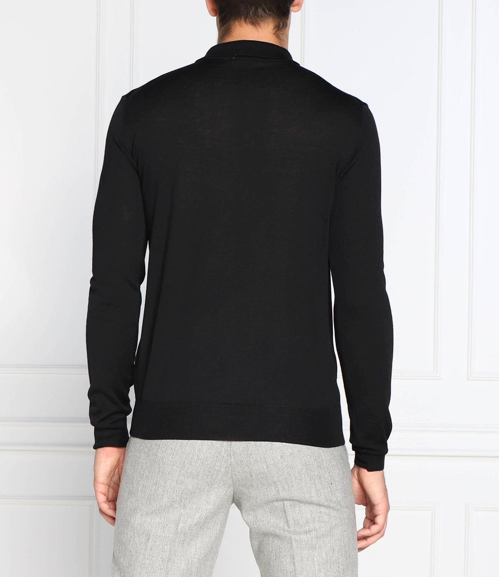 Хлопковый свитер ruben полоshirt ls Oscar Jacobson - черный(67578023)