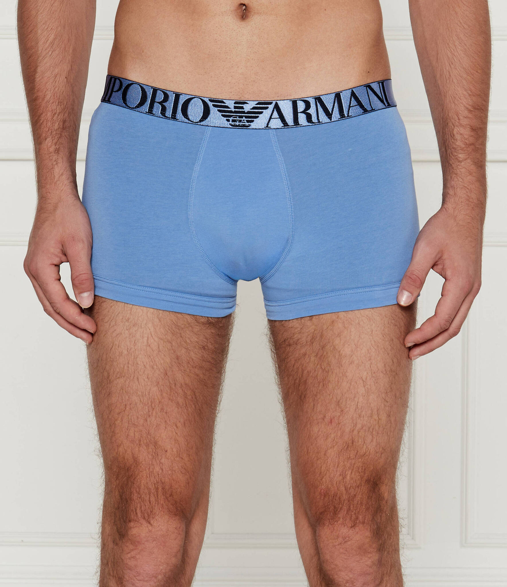 Трусики-боксеры 3шт. Emporio Armani - разноцветная(111357 4F726)