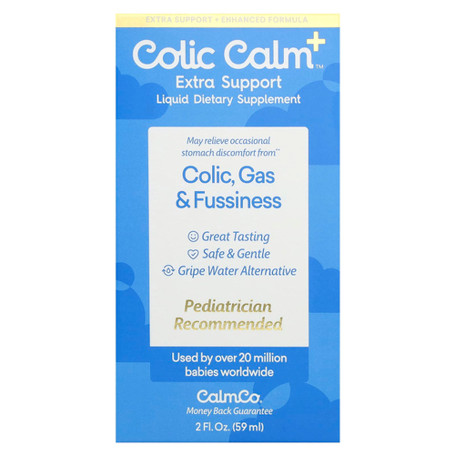 Colic Calm, колики, газообразование и беспокойство, дополнительная поддержка, 59 мл (2 жидк. унции)