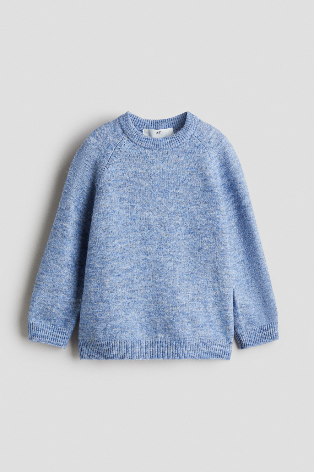 H&M Свитер с рукавами реглан, голубой
