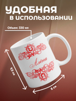 Александра - именная кружка керамическая подарочная