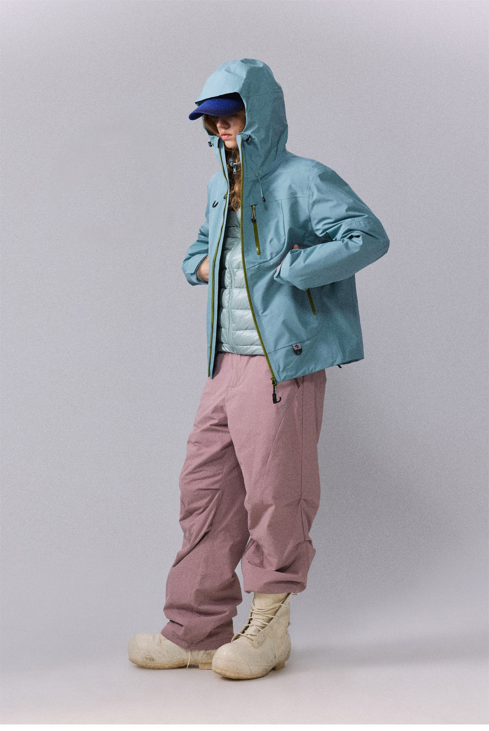 WMNS Куртка Nothomme Monterest 3-in-1 Waterproof голубой