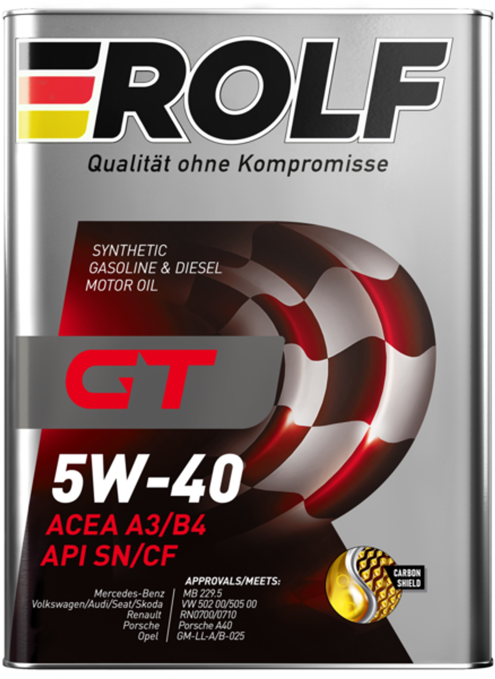 Rolf GT 5W-40 A3/B4 SN/CF, 4 л