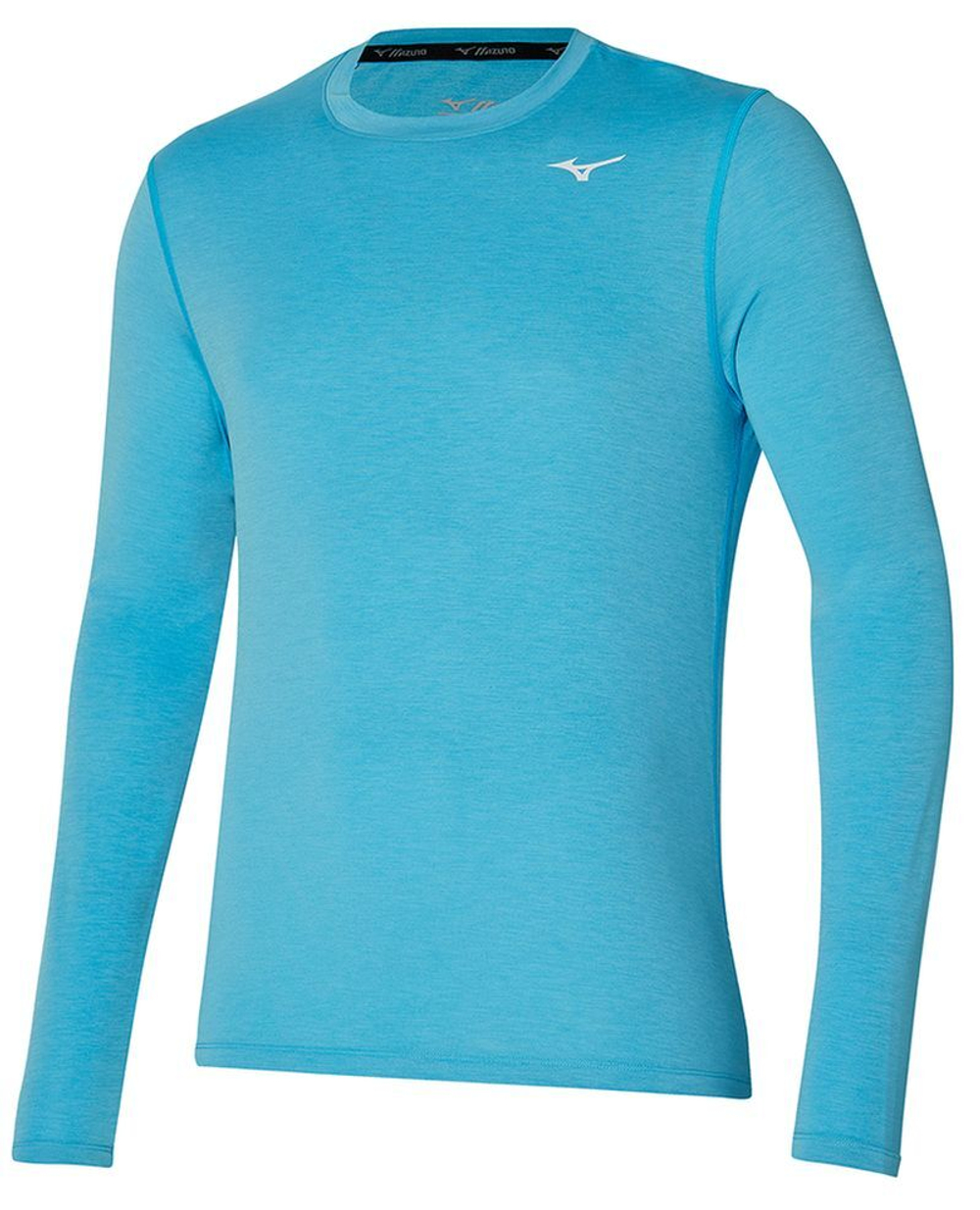 Футболка мужская теннисная теннисная Mizuno Impulse Core Long Sleeve Tee - maui blue