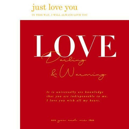 ЛИСТ Love 58*58/20шт КРАСНЫЙ
