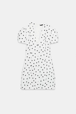 КОРОТКОЕ ПЛАТЬЕ С БАЛОННЫМИ РУКАВАМИ - ZARA