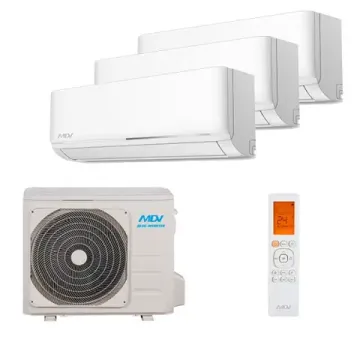 Мультисплит система на 3 комнаты MDV MDSAL-07HRFN8 x 3 / MD3O-21HFN8