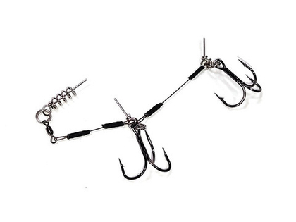 Оснастка STINGER RIG (HITFISH), L#1/0 нагр. 20кг оснащ. тройниками (1шт/уп)