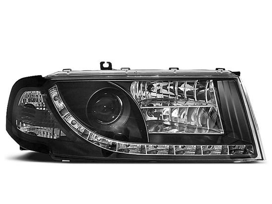 Передние фары Skoda Octavia 1 daylight black
