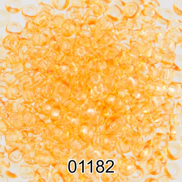 Бисер Preciosa 10/0 (2.3 мм), 500 г, 01182 (Ф415) т.желтый