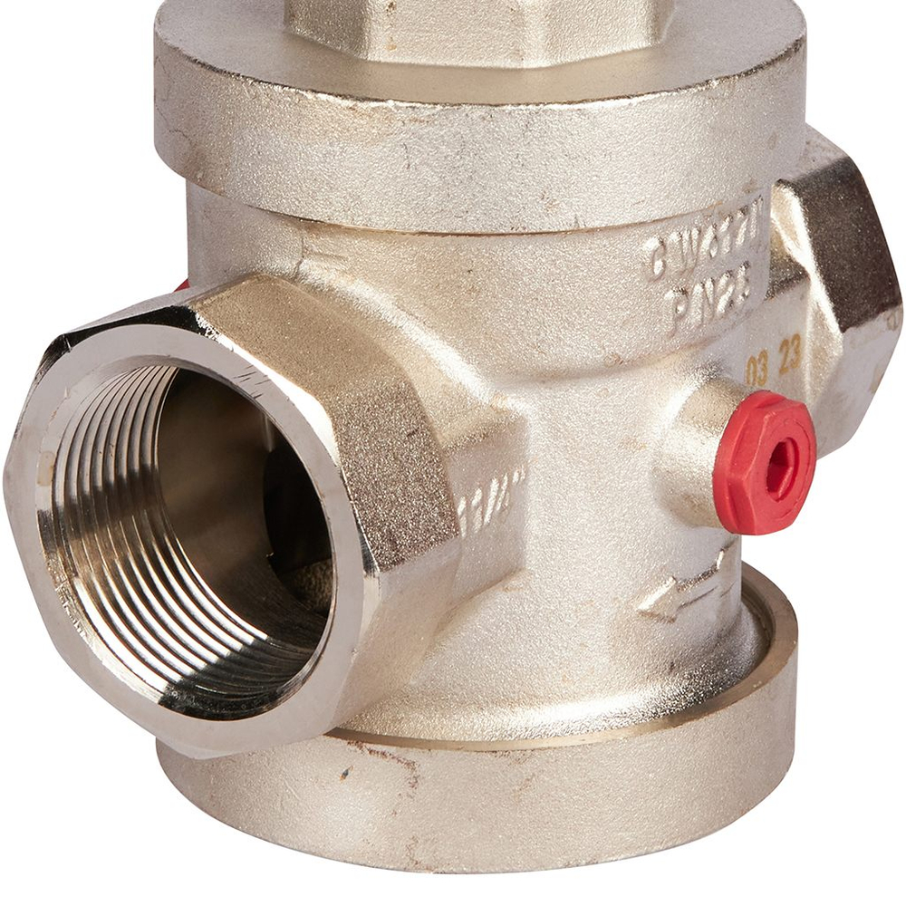 Регулятор давления поршневой ROMMER - 1"1/4 (ВР/ВР, PN25, Tmax 100°C, настройка 1-6 бар)