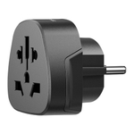 Сетевой переходник адаптер для евророзетки Keephone Powerflex черный