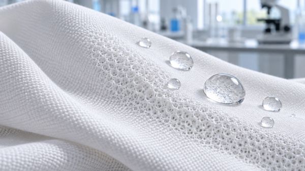 Исследователи создали белую водоотталкивающую ткань без TiO₂ и PFAS