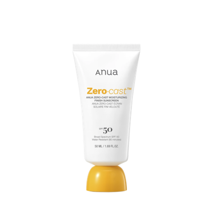 Anua Zero-Cast Moisturizing Finish Sunscreen SPF 50+ PA+++, 50ml