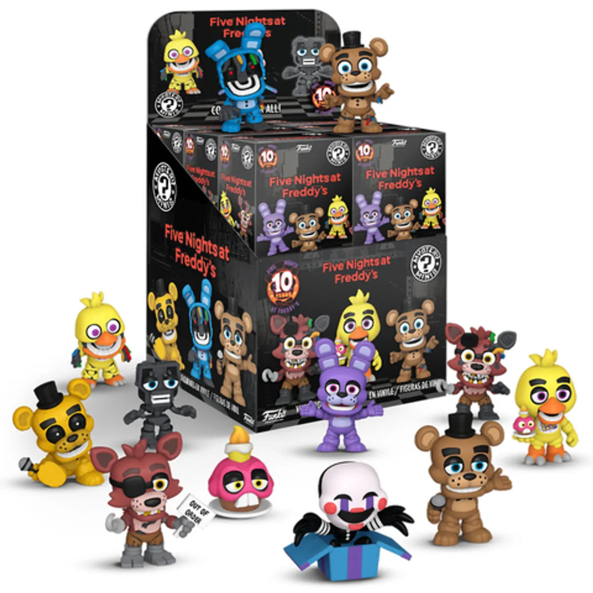 Случайная фигурка Funko Mini! Five Nights at Freddy's 10th Anniversary