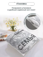 Покрывало на кровать муслиновое с бахромой
