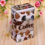 Банка для продуктов металлическая «Coffee» 1700мл узкая