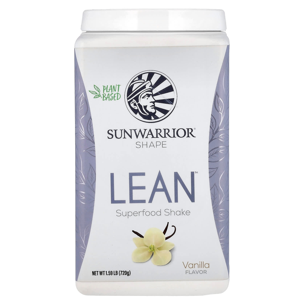 Sunwarrior, Lean™ Superfood Shake, ваниль, 720 г (1,59 фунта)