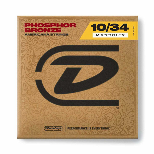 Dunlop DMP1034 Mandolin Phosphor Bronze Medium струны для народных инструментов