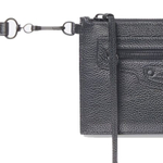 Balenciaga Cow Leather Clutch Men"s Black