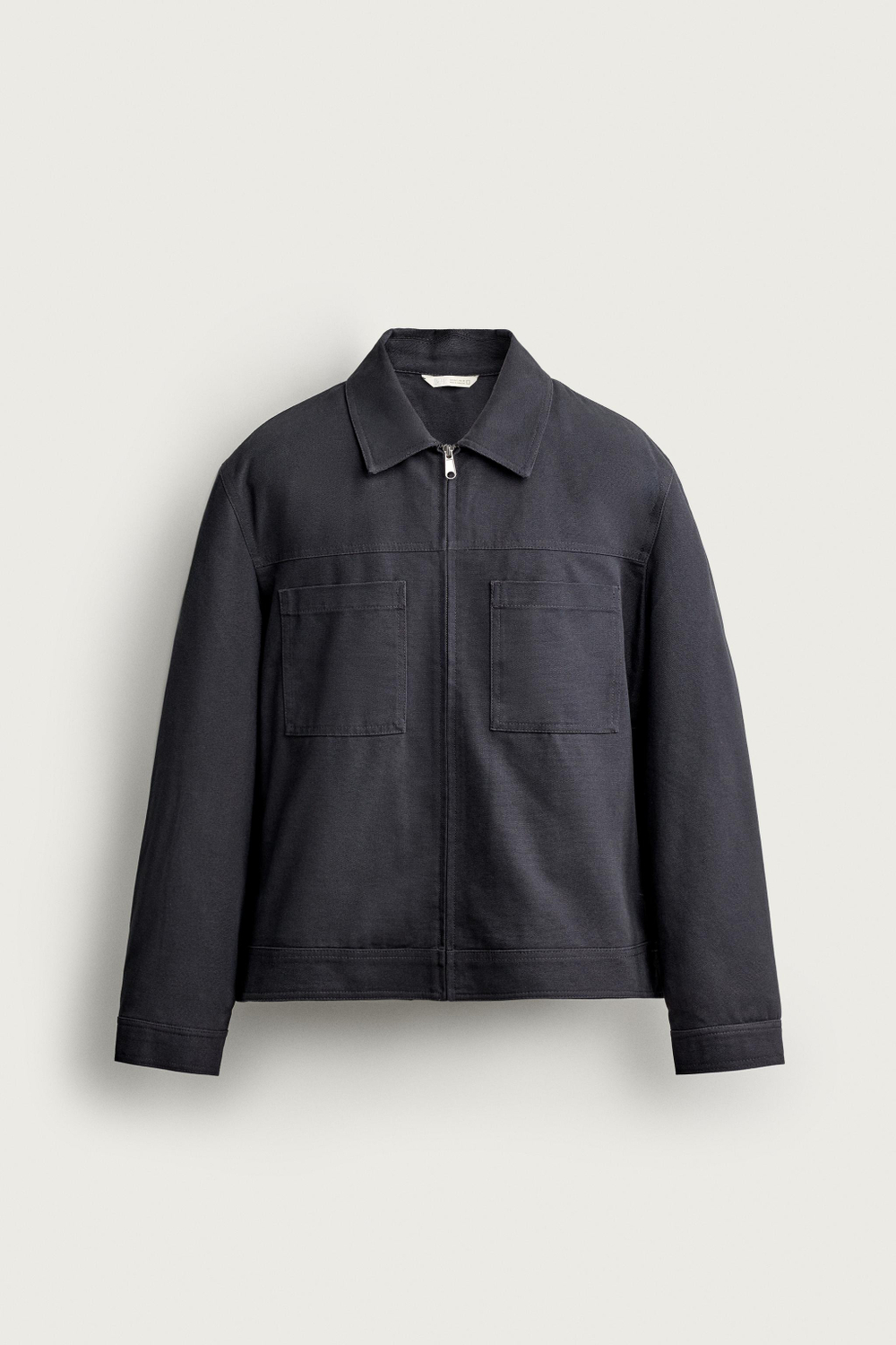 СТЕГАНАЯ КУРТКА-РУБАШКА НА МОЛНИИ — ZARA