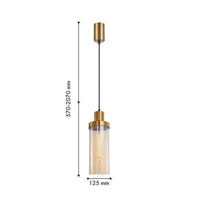 Подвес Hatt 4362-1P, 1*E27*40W. ТМ F-Promo