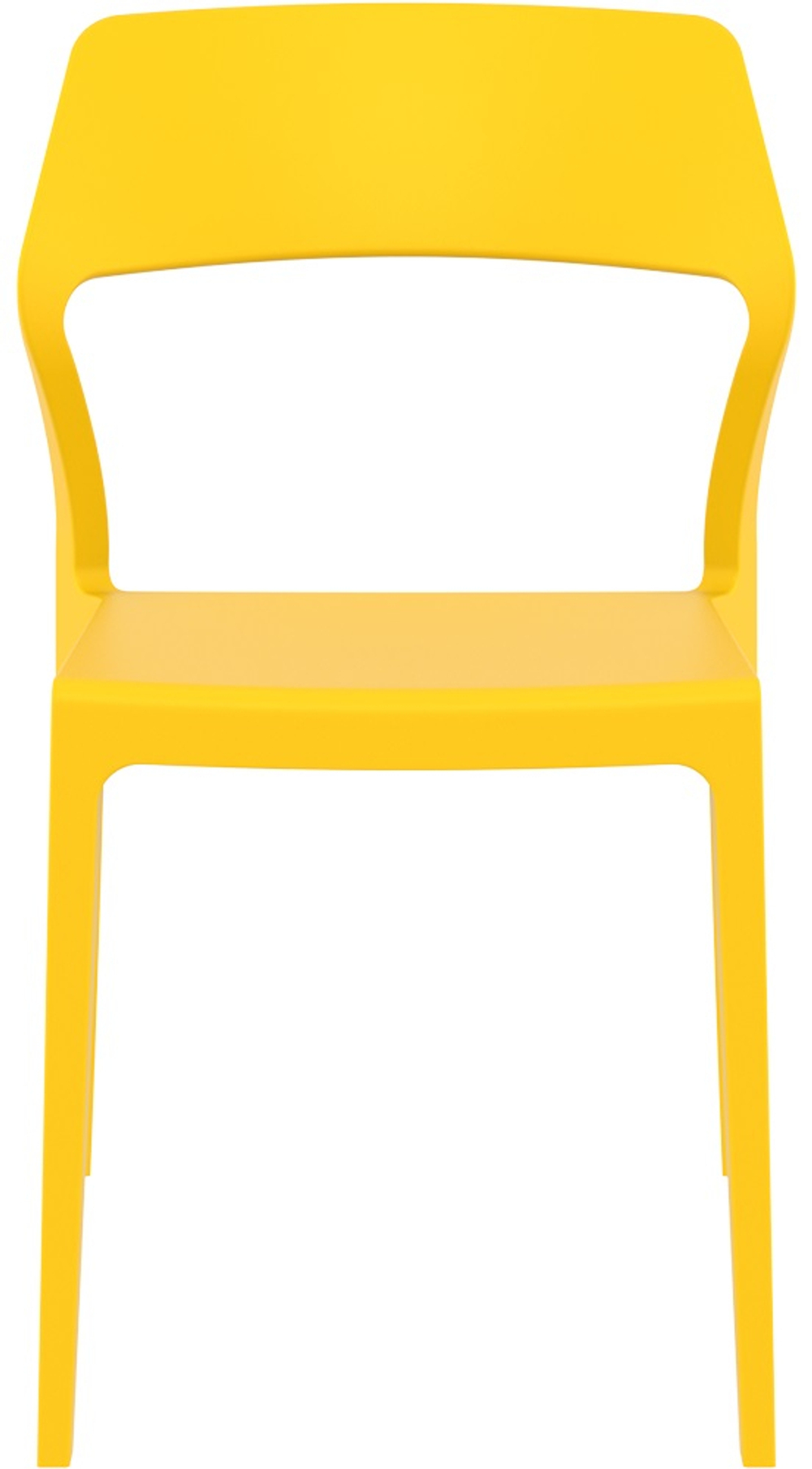 Стул пластиковый Siesta Contract Snow, желтый