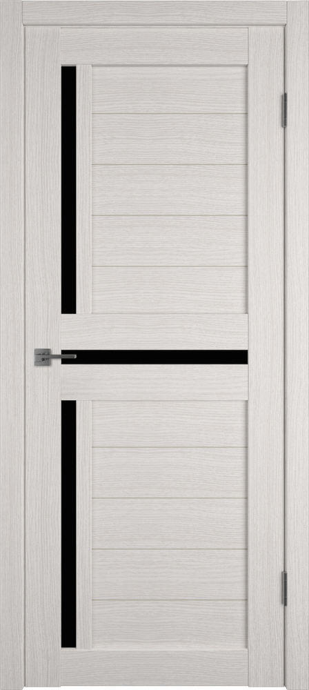 Дверь межкомнатная ATUM 16 BIANCO | BLACK GLOSS