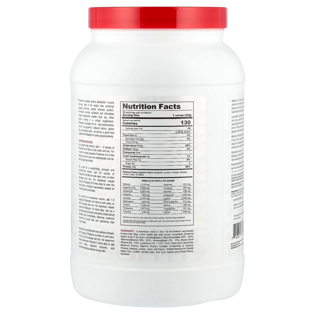 Metabolic Nutrition, Protizyme®, специализированный протеин, со вкусом печенья с пеканом, 910 г (2 фунта)