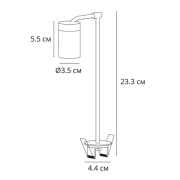 Спот для подсветки ювелирных изделий 5W 3000K A6395LT-1BK черный Presto 24V Arte Lamp