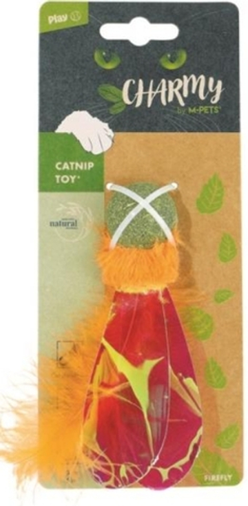 Игрушка для кошек с кошачьей мятой CHARMY светлячок оранжевый MPets , шт