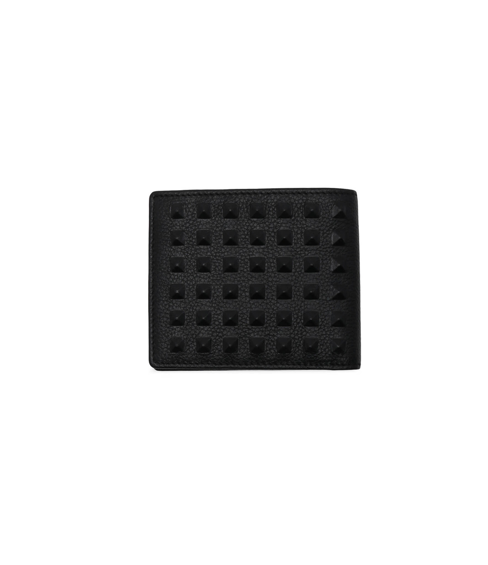 Кожаный кошелек Elliott studs_8 cc HUGO - черный(50512950)