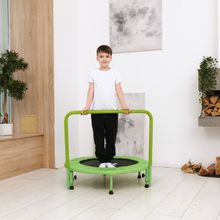 Батут с поручнем DFC JUMPFIT 36&amp;#039;&amp;#039; зеленый