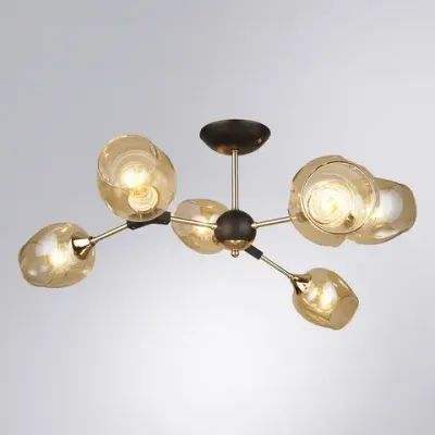 Люстра на штанге Arte Lamp SEPPIA A4211PL-6BK, 6хE27