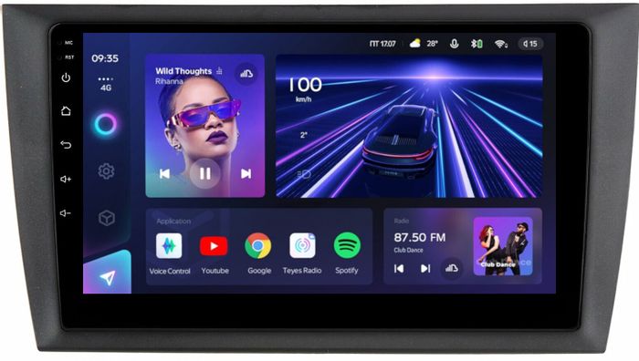 Магнитола для Volkswagen Golf 6 2008-2013 - Teyes CC3 Android 10, Быстрая, CarPlay, SIM-слот