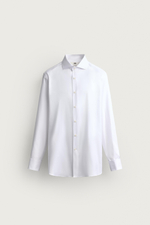 РУБАШКА SLIM FIT С ДВОЙНЫМИ МАНЖЕТАМИ — ZARA