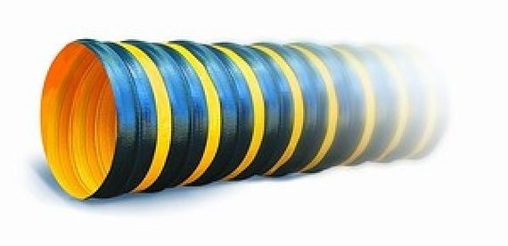 ПВХ Tex PVC - F 300 d160 1м Воздуховод на основе полиэфирной ткани, пропитанной