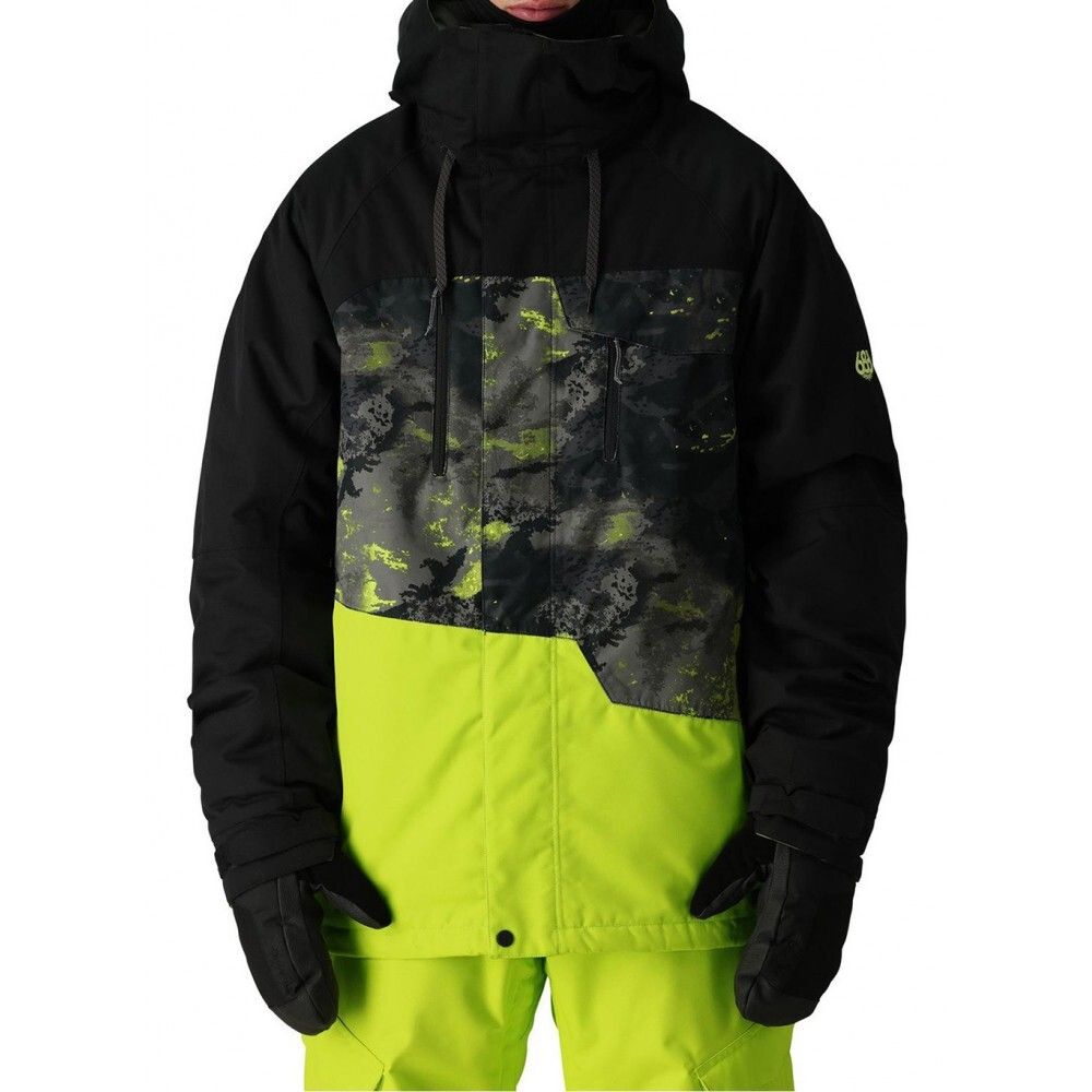 Куртка 686 MNS GEO JACKET BLACK COLORBLOCK