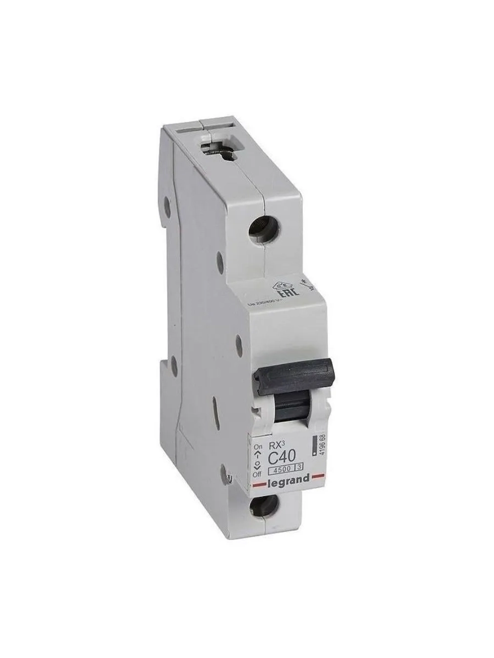 Автоматический выключатель Legrand RX3 1P 40А (C) 4.5кА Легр