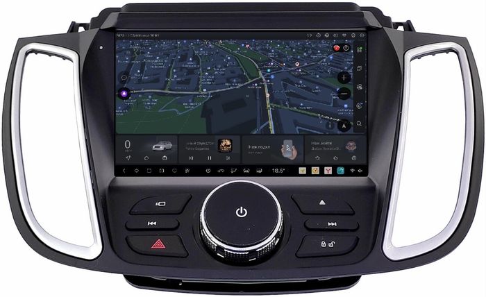 Магнитола для Ford Kuga 2 2017-2019 (SYNC 3) - Kuberg DUDU7 SF-9203-2 QLed+2K, Android 13, Быстрейшая, UIS7870 (DUDU7), CarPlay, SIM-слот