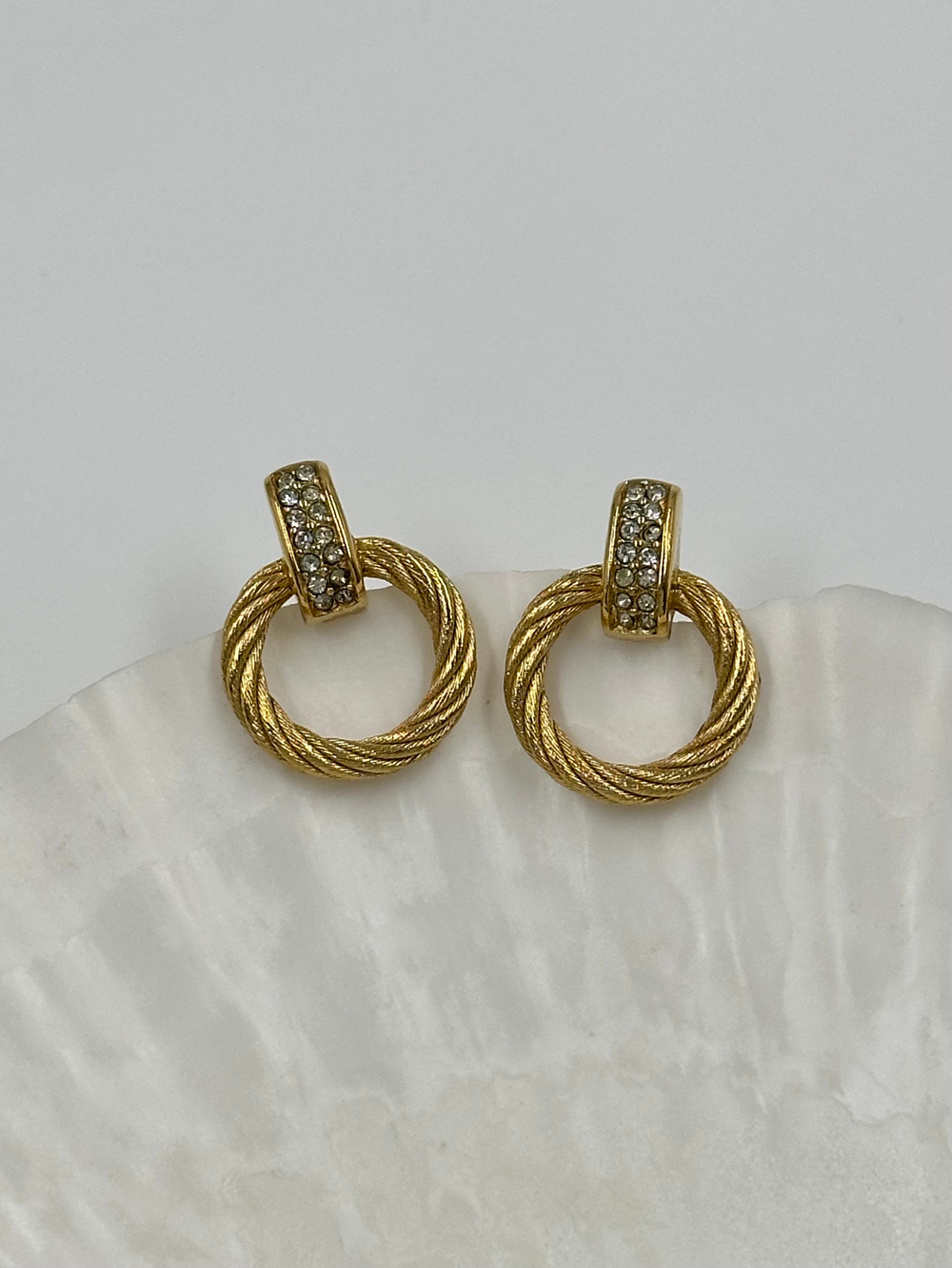 Серьги с кристаллами Christian Dior