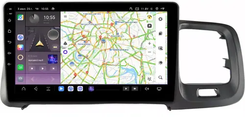 Магнитола для Volvo S60/V60 2010-2018 (штатный экран 7") - Kuberg QLed, Android 13, Быстрейшая, CarPlay, SIM-слот